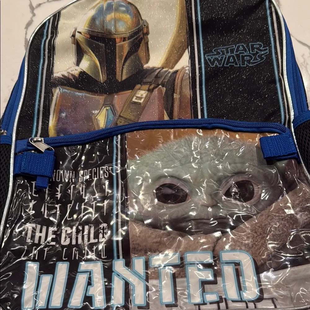 Star Wars Blue and Black Mandalorian‎ Backpack